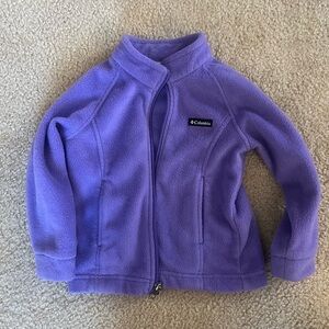 Purple Columbia fleece jacket toddler 3T
